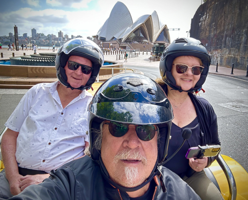 The Sydney Chopper4 trike tour showed our passengers many beautiful sights in Sydney.