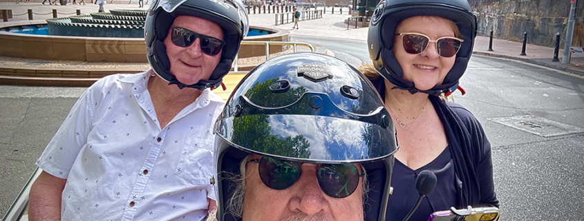 The Sydney Chopper4 trike tour showed our passengers many beautiful sights in Sydney.
