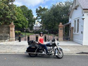 The Harley Davidson holiday experience in Sydney was fun and informative.