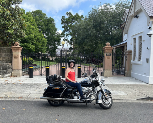 The Harley Davidson holiday experience in Sydney was fun and informative.