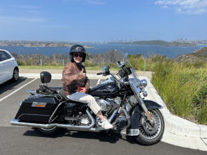The solo traveller Harley Davidson tour was 5 stars according to the passenger! It showed her many beautiful scenes of Sydney Harbour.