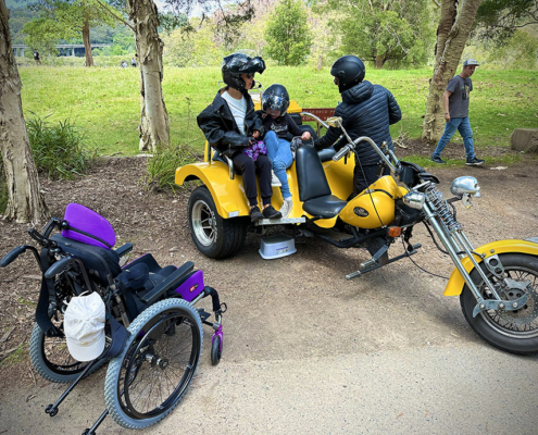 Short rides for a disability group are always a success. We love putting huge smiles on their faces.