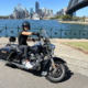 On the tour on Harley Davidson motorcycle we rode over the 3 main bridges of Sydney. He loved it!