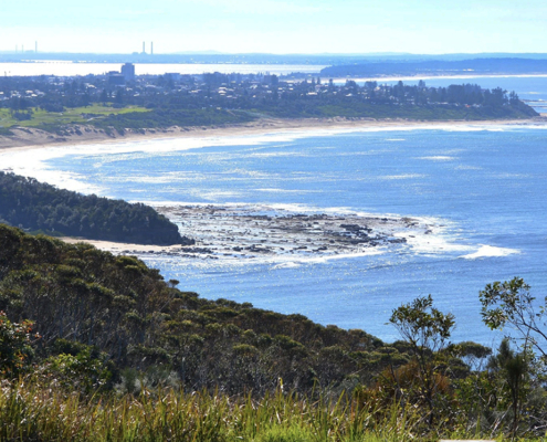 We now offer Central Coast Harley tours. A great way to see a beautiful area north of Sydney. Photo is of Forresters Beach.