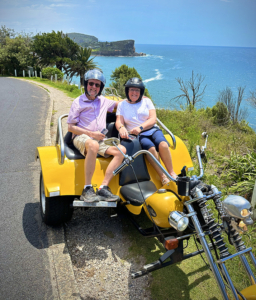 The trike ride along the Northern Beaches showed a beautiful area of Sydney.