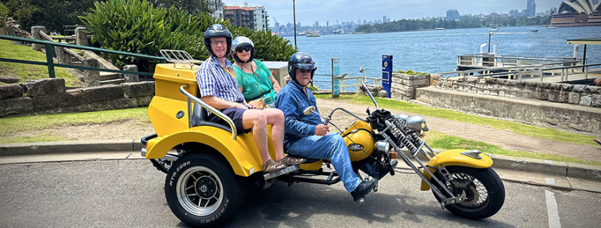 The Sydney city trike ride showed our passengers so many famous icons.