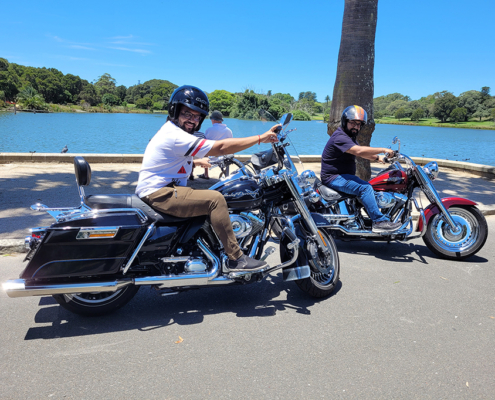 The travel agent Harley recce was a huge success! Our passengers loved seeing parts of eastern Sydney. Look at their smiles!