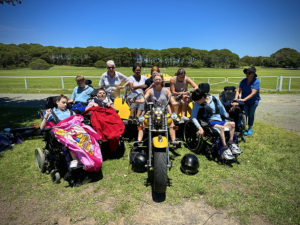The short trike rides for people with a disability always bring smiles to their face - and ours.