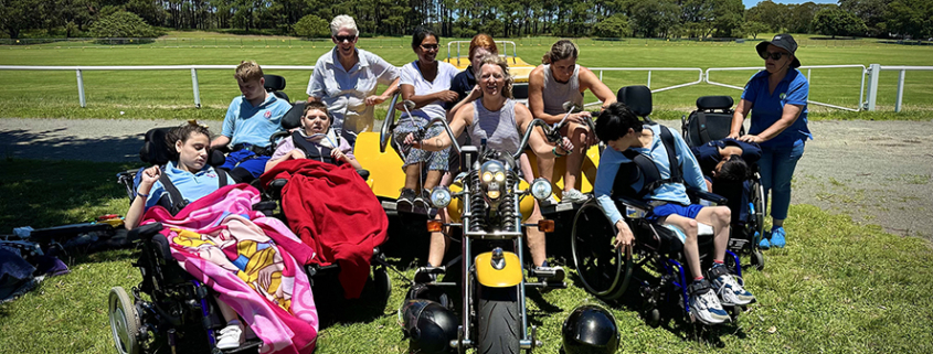 The short trike rides for people with a disability always bring smiles to their face - and ours.