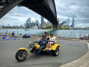 The surprise Sydney trike tour was a fun and memorable experience.
