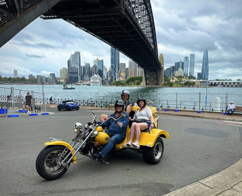 The surprise Sydney trike tour was a fun and memorable experience.