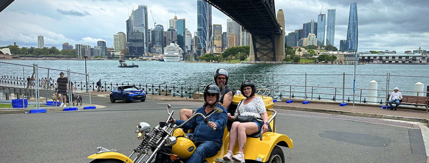 The surprise Sydney trike tour was a fun and memorable experience.