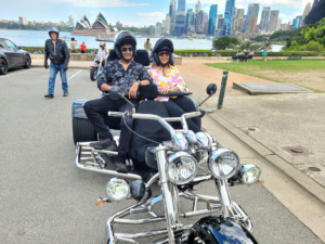 The trike and Harley tour over the 3 main bridges of Sydney was fun and interesting.