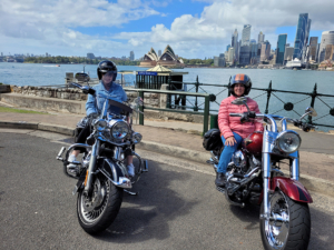 The Harley ride over the 3 main bridges of Sydney showed some interesting views of Sydney Harbour.