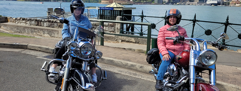 The Harley ride over the 3 main bridges of Sydney showed some interesting views of Sydney Harbour.