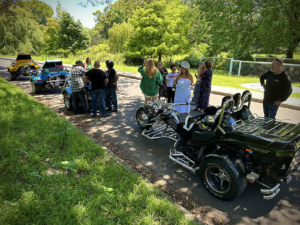 The Hens Party trike transfer was from their hotel to a restaurant for lunch. A great way to start the celebrations!