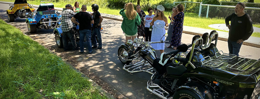 The Hens Party trike transfer was from their hotel to a restaurant for lunch. A great way to start the celebrations!