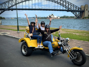 Mum and daughter loved their trike tour around the beautiful areas of Sydney.