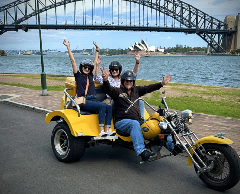 Mum and daughter loved their trike tour around the beautiful areas of Sydney.