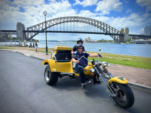 Sydneys 4Bridges trike tour over the 4 main bridges of Sydney, was fun and informative.