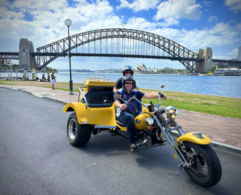 Sydneys 4Bridges trike tour over the 4 main bridges of Sydney, was fun and informative.