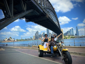 The friends from the USA loved their Sydney trike tour. They saw the main icons of Sydney.