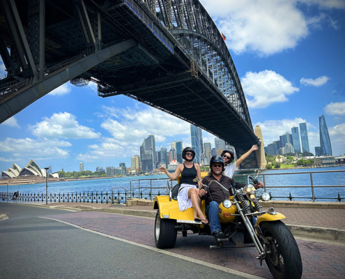 The friends from the USA loved their Sydney trike tour. They saw the main icons of Sydney.