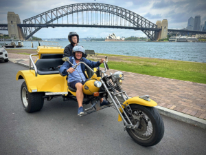 The parents Sydney trike tour was a success. "They had the most amazing time. They haven't stopped talking about it actually."