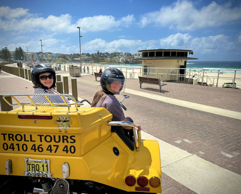 The surprise mother daughter trike tour was a huge surprise! The 3 hour tour around Sydney was a lot of fun!
