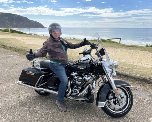The Harley Davidson Palm Beach tour showed our passenger the beautiful Northern Beaches of Sydney.