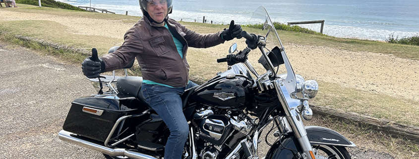 The Harley Davidson Palm Beach tour showed our passenger the beautiful Northern Beaches of Sydney.