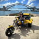 Our passengers did the trike tour just for fun. Tey didn't know where they wanted to go so our rider took them to some scenic areas of Sydney.