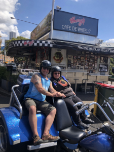 The disabled niece trike tour was so much fun. She can't walk more than a few steps so loved getting around on the trike.