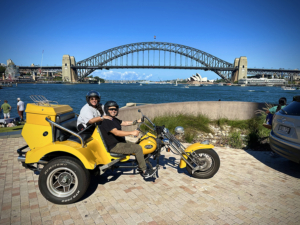The fourth wedding anniversary trike tour was so much fun and memorable.