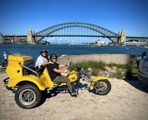 The fourth wedding anniversary trike tour was so much fun and memorable.