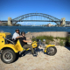 The fourth wedding anniversary trike tour was so much fun and memorable.