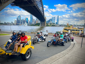The Australian holiday trike tour was a fun and scenic experience around Sydney.