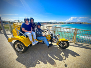 The friends Sydney trike ride was informative, fun and scenic.