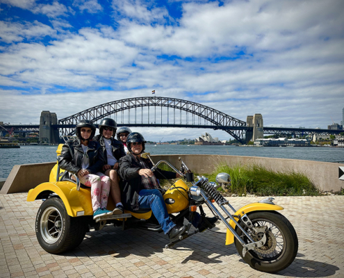 The repeat passenger's trike tour was a success, "Thanks for a great ride!".