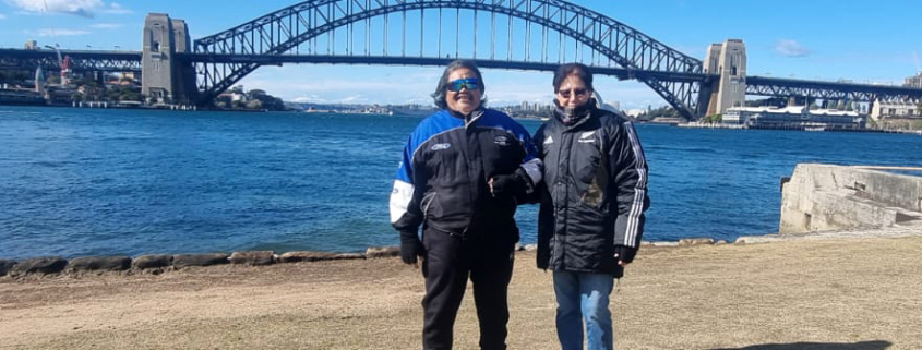 The surprise 70th birthday tour on the trike showed our passengers Sydney, the fun way.