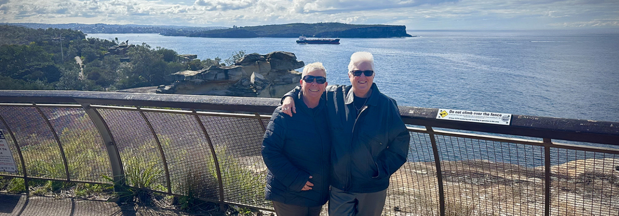 The partner's surprise trike tour in Sydney was a real birthday success.