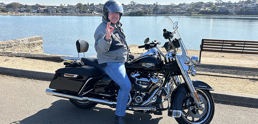 The surprise 50th birthday ride in Sydney was "An amazing experience for his 50th."