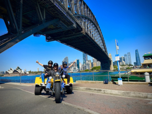 The Sydney 50th birthday tour on the trike, was memorable and exciting.