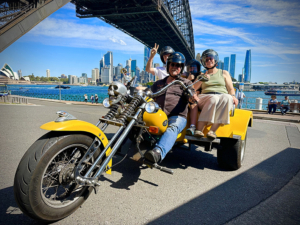 In Sydney, the Gift Voucher trike tour "was amazing! Better then what we were expecting!"