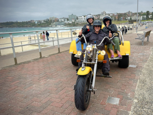 The fun grandfamily trike tour was a memorable way to see icons of Sydney.