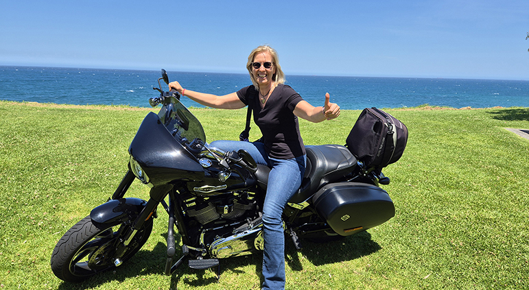 The Harley tour in memory of a friend was so much fun. Nina said it was a "the tour was great, had a fab day".
