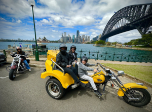 The trike Harley family ride was so memorable and fun. A great way to see Sydney.