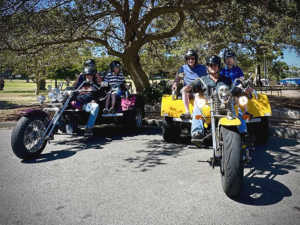 The Sydney family trike ride for the kids with cerebral palsy, was fun and memorable.