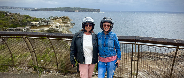 The Swiss travellers trike tour in Sydney showed them many unique sights.