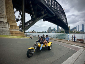 The Sydney Troll trike tour showed our passengers a lot of interesting sights.